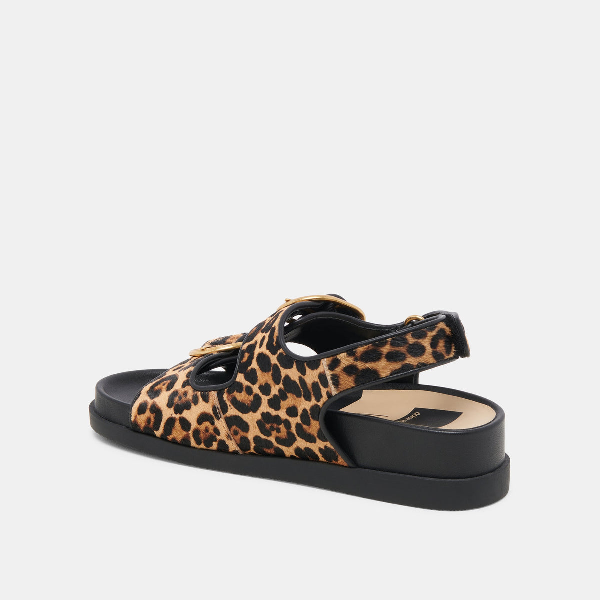 STARLA SANDALS LEOPARD BLACK CALF HAIR | Dolce Vita