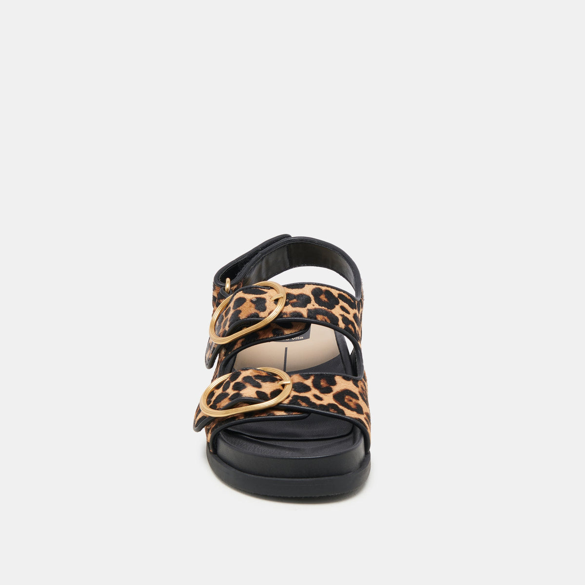 STARLA SANDALS LEOPARD BLACK CALF HAIR | Dolce Vita