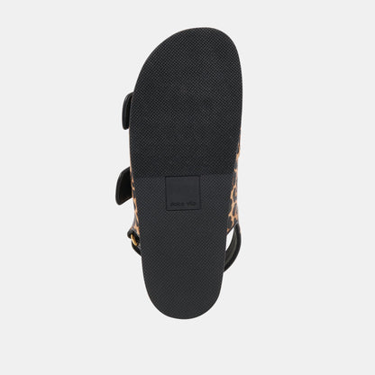 STARLA SANDALS LEOPARD BLACK CALF HAIR | Dolce Vita