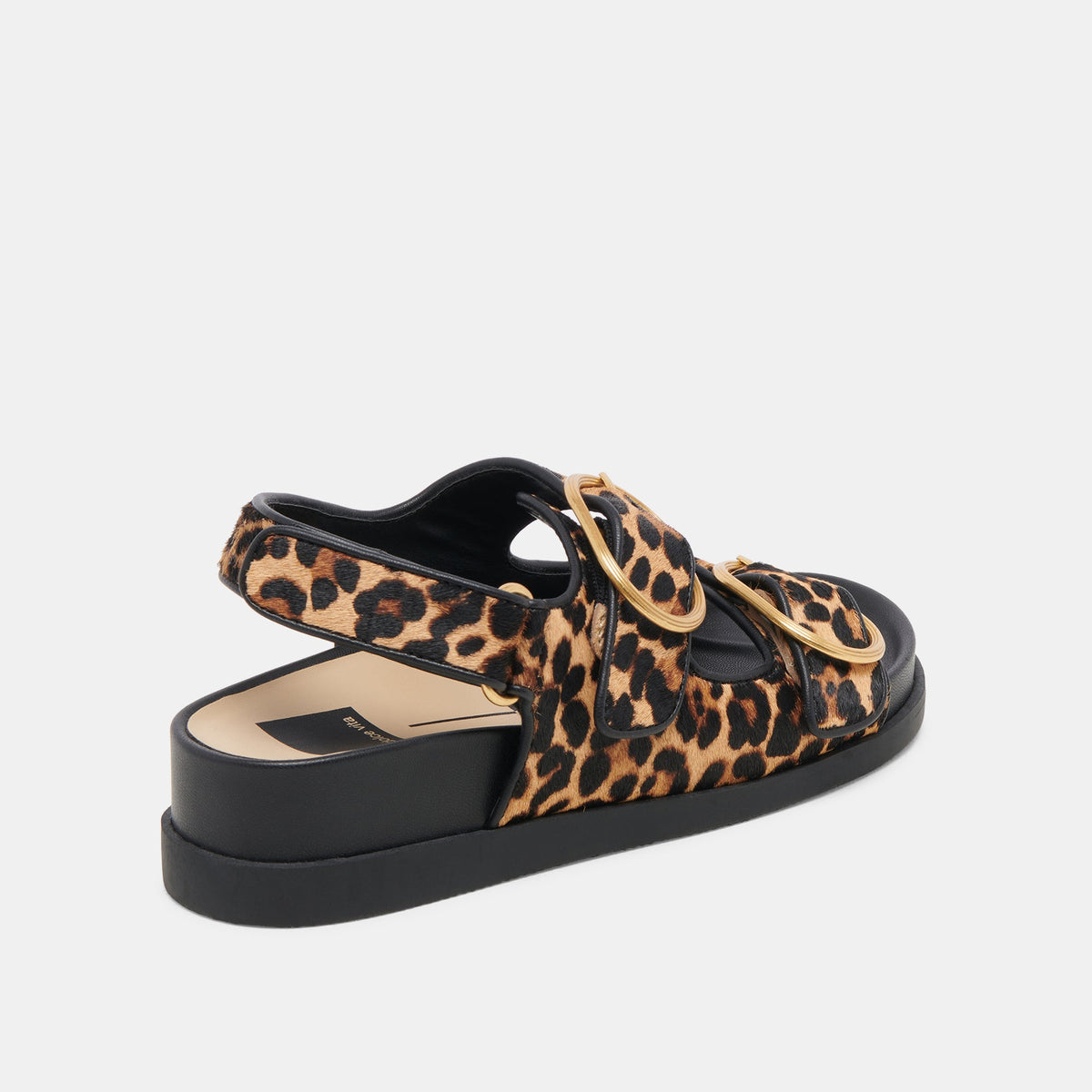 STARLA SANDALS LEOPARD BLACK CALF HAIR | Dolce Vita