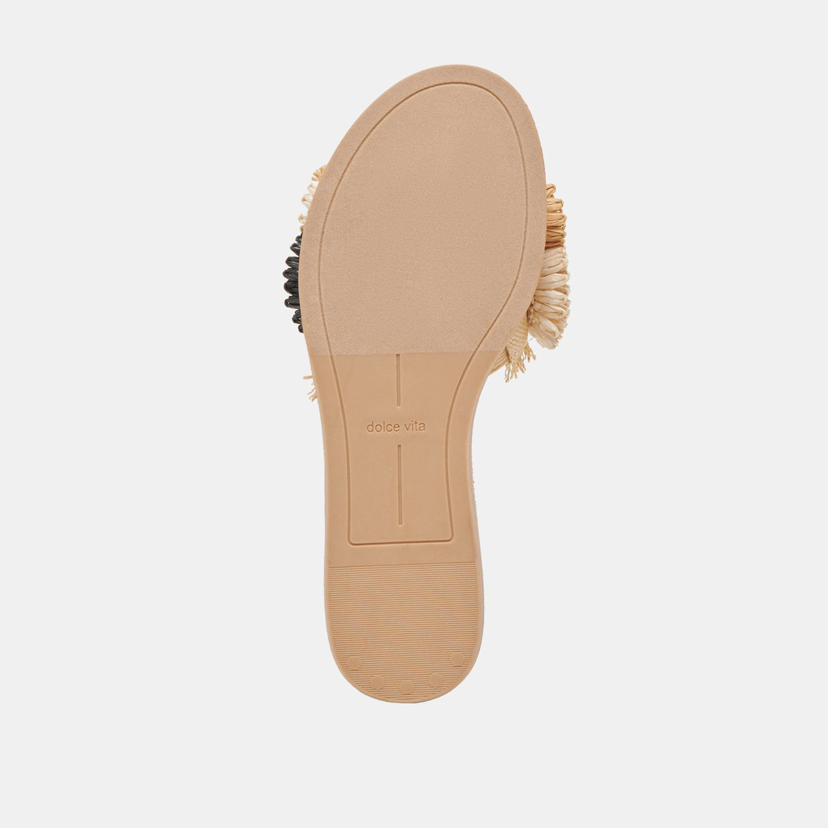 DANELA SANDALS BLACK NATURAL RAFFIA | Dolce Vita