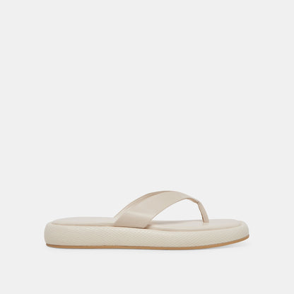 ADIN SANDALS IVORY LEATHER | Dolce Vita