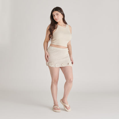 ADIN SANDALS IVORY LEATHER | Dolce Vita