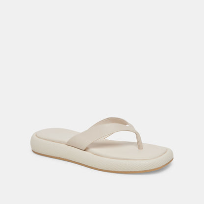 ADIN SANDALS IVORY LEATHER | Dolce Vita