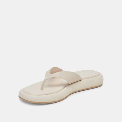 ADIN SANDALS IVORY LEATHER | Dolce Vita