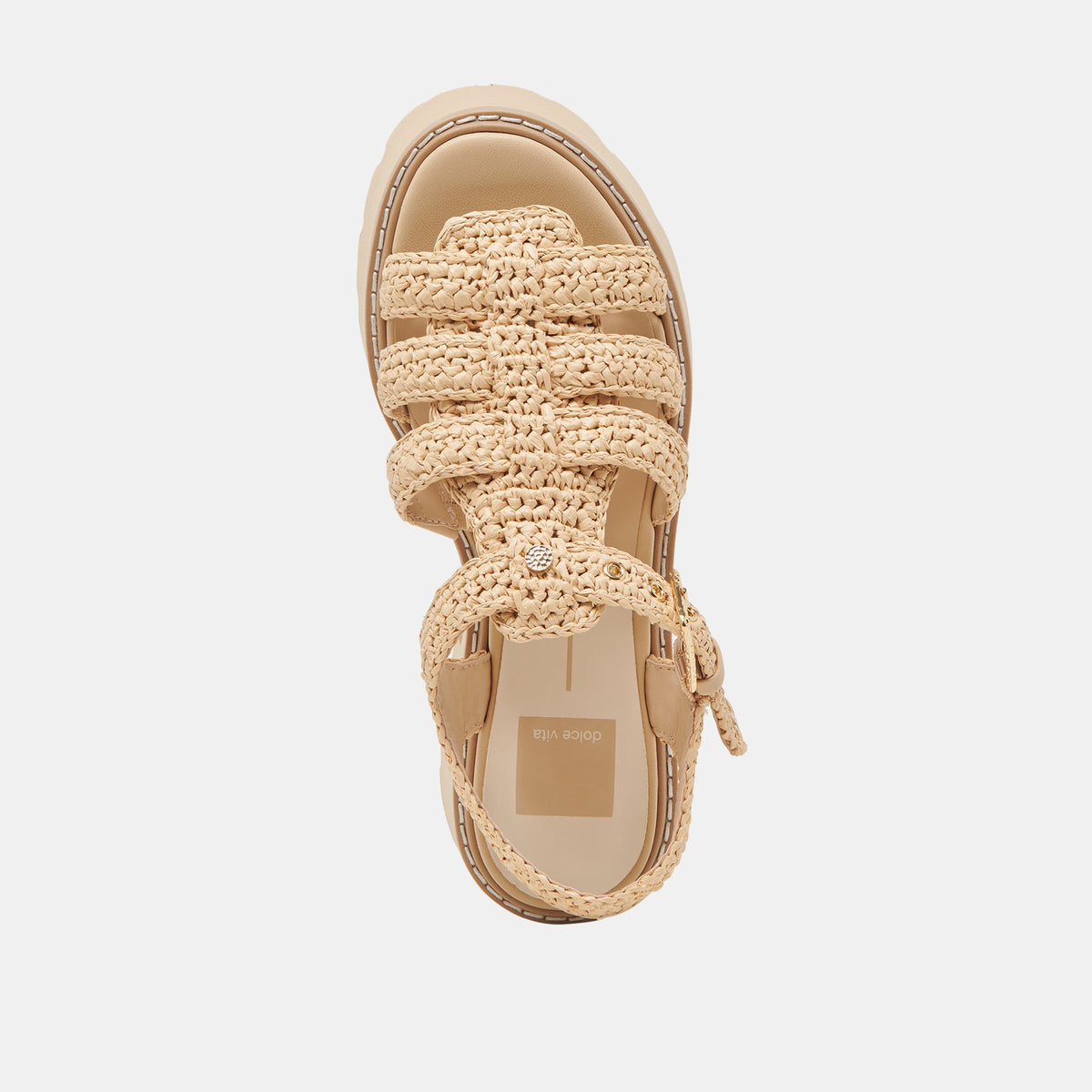 LATICE SANDALS LT NATURAL KNIT | Dolce Vita