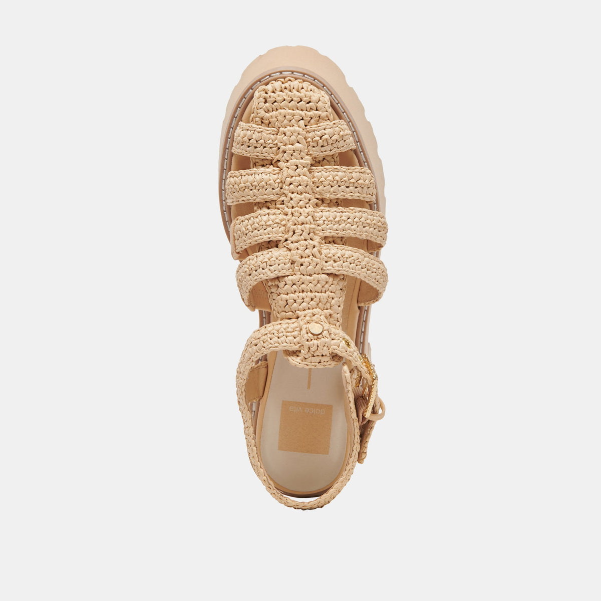 LASLY SANDALS NATURAL KNIT | Dolce Vita