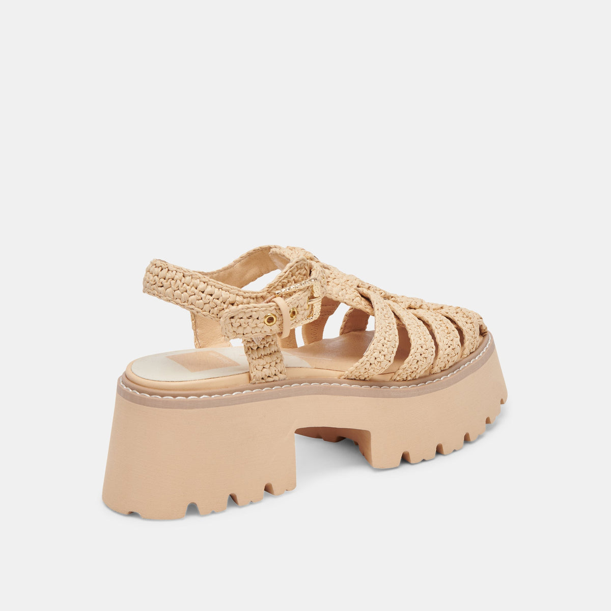 LASLY SANDALS NATURAL KNIT | Dolce Vita