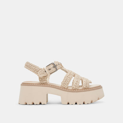 LATICE SANDALS OATMEAL KNIT | Dolce Vita