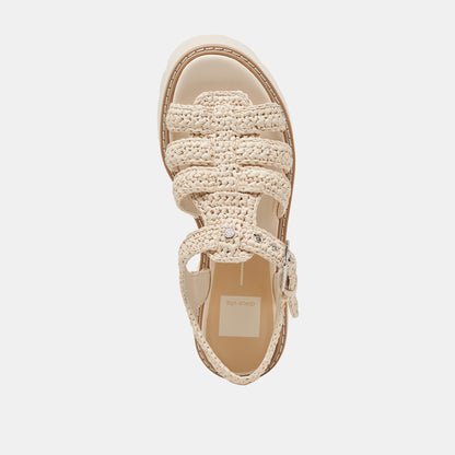 LATICE SANDALS OATMEAL KNIT | Dolce Vita