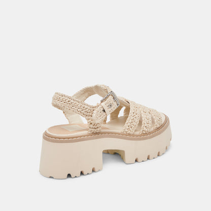 LATICE SANDALS OATMEAL KNIT | Dolce Vita