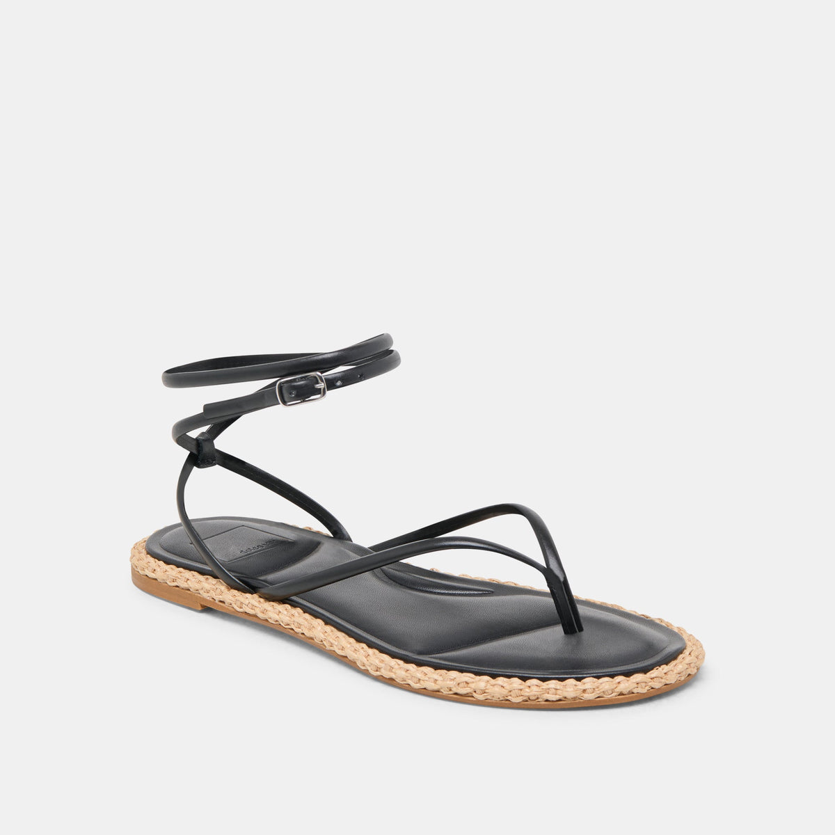 COVE SANDALS BLACK LEATHER | Dolce Vita