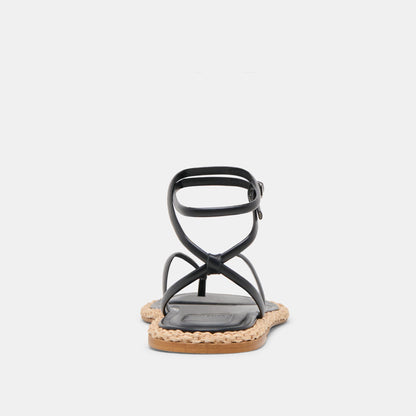 COVE SANDALS BLACK LEATHER | Dolce Vita