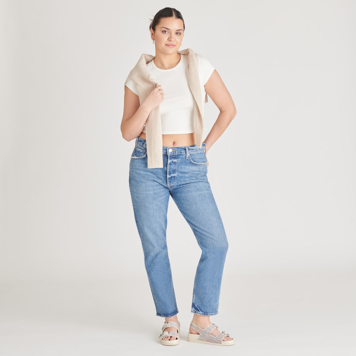 STARLA PRIDE SANDALS WHITE MULTI RAFFIA | Dolce Vita
