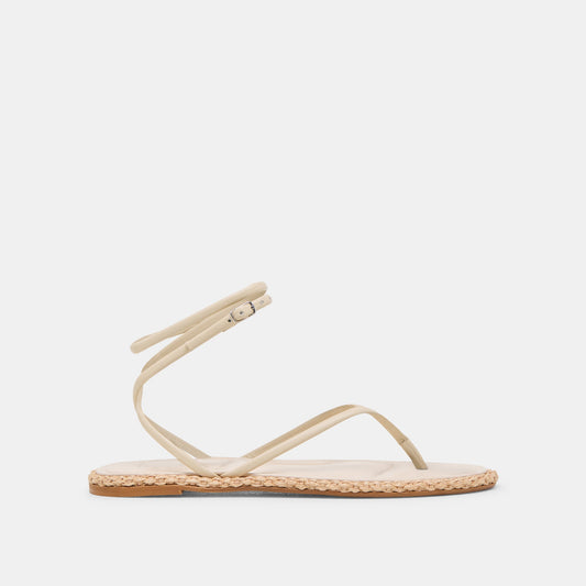 COVE SANDALS OFF WHITE LEATHER | Dolce Vita