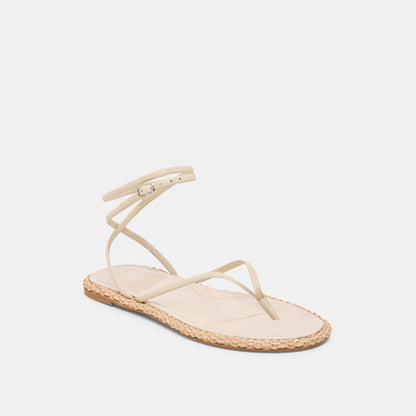 COVE SANDALS OFF WHITE LEATHER | Dolce Vita