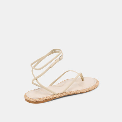 COVE SANDALS OFF WHITE LEATHER | Dolce Vita