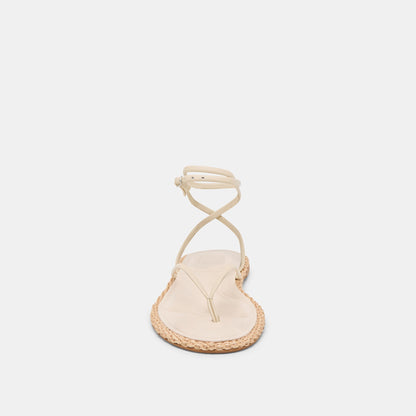 COVE SANDALS OFF WHITE LEATHER | Dolce Vita