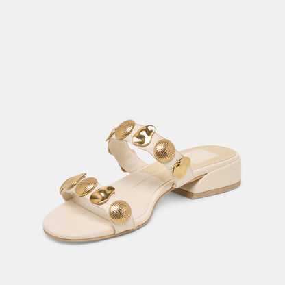 Farrow Creme Leather Sandals | Dolce Vita