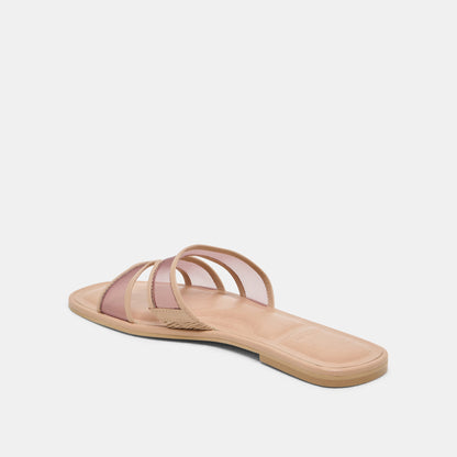 Flori Light Tan Mesh Sandals | Dolce Vita