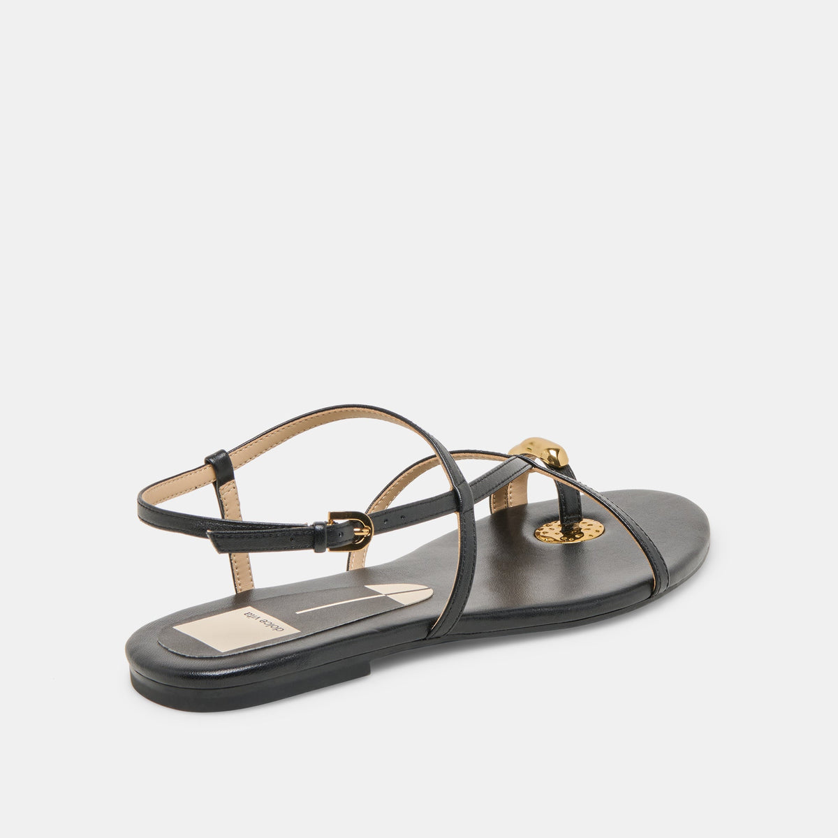 KESHA SANDALS BLACK LEATHER | Dolce Vita