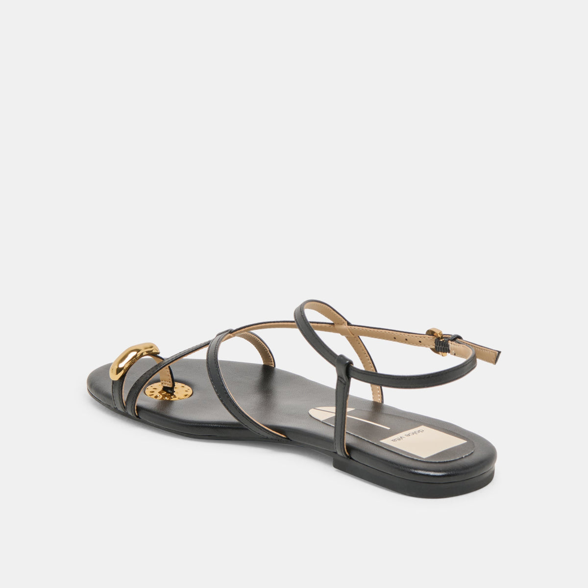 KESHA SANDALS BLACK LEATHER | Dolce Vita