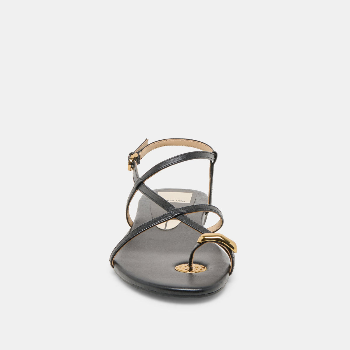 KESHA SANDALS BLACK LEATHER | Dolce Vita