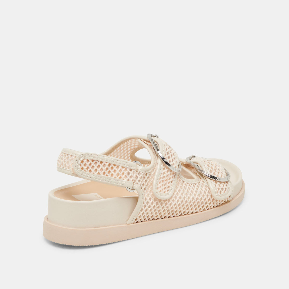 STARLA MESH SANDALS CREME WOVEN MESH | Dolce Vita