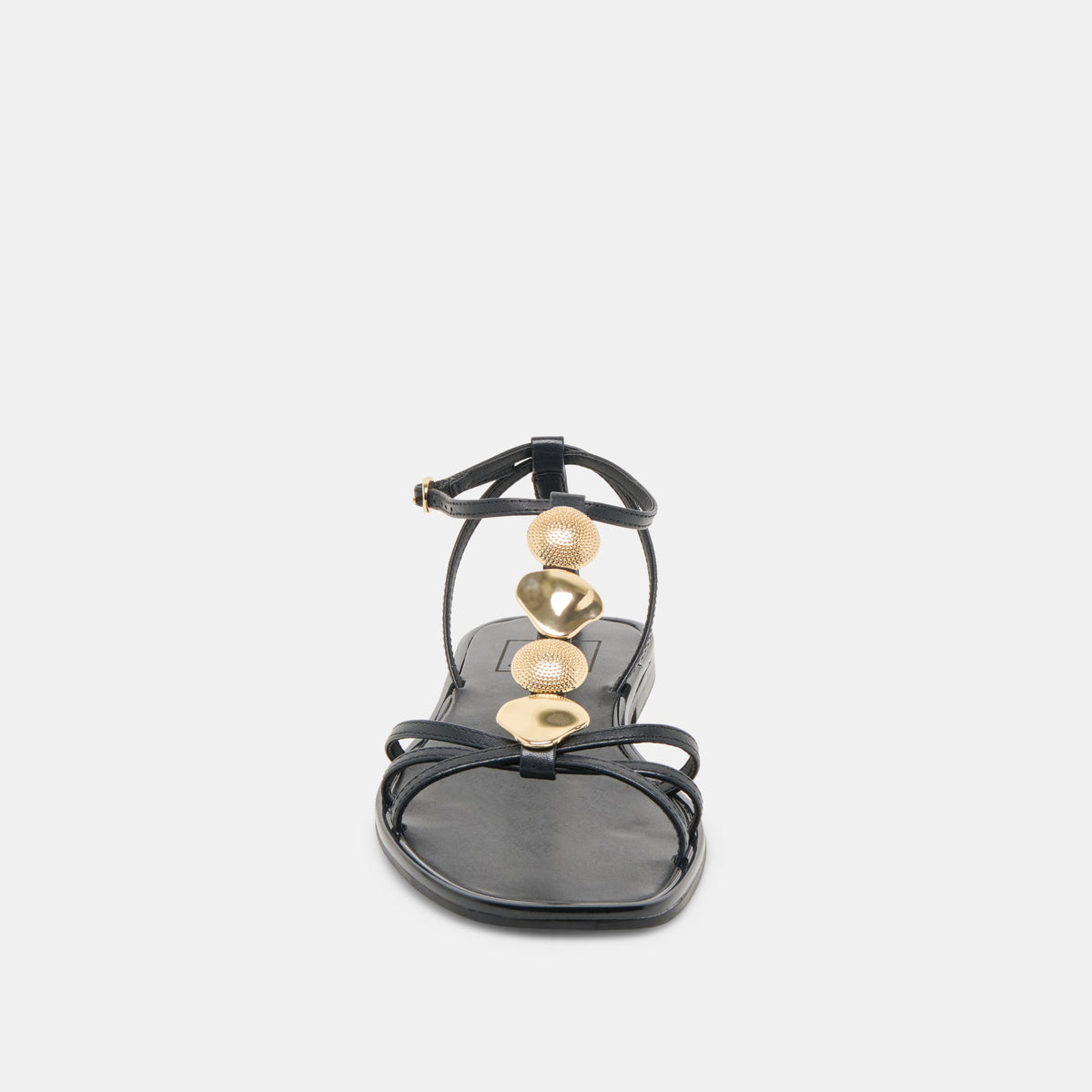 Faun Black Leather Sandals | Dolce Vita