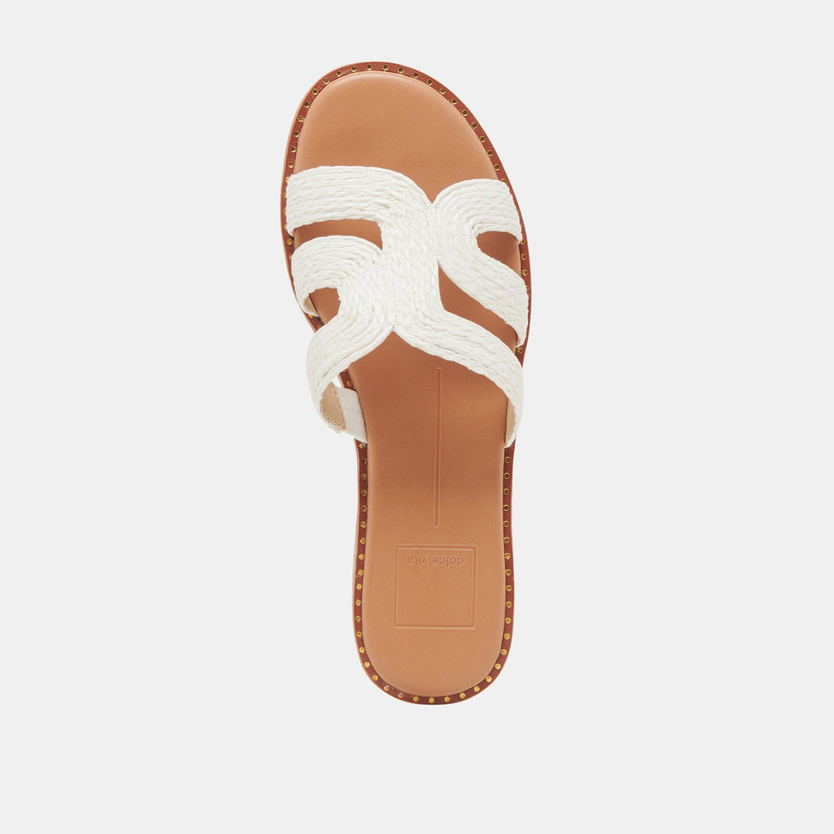 EMON SANDALS WHITE RAFFIA | Dolce Vita