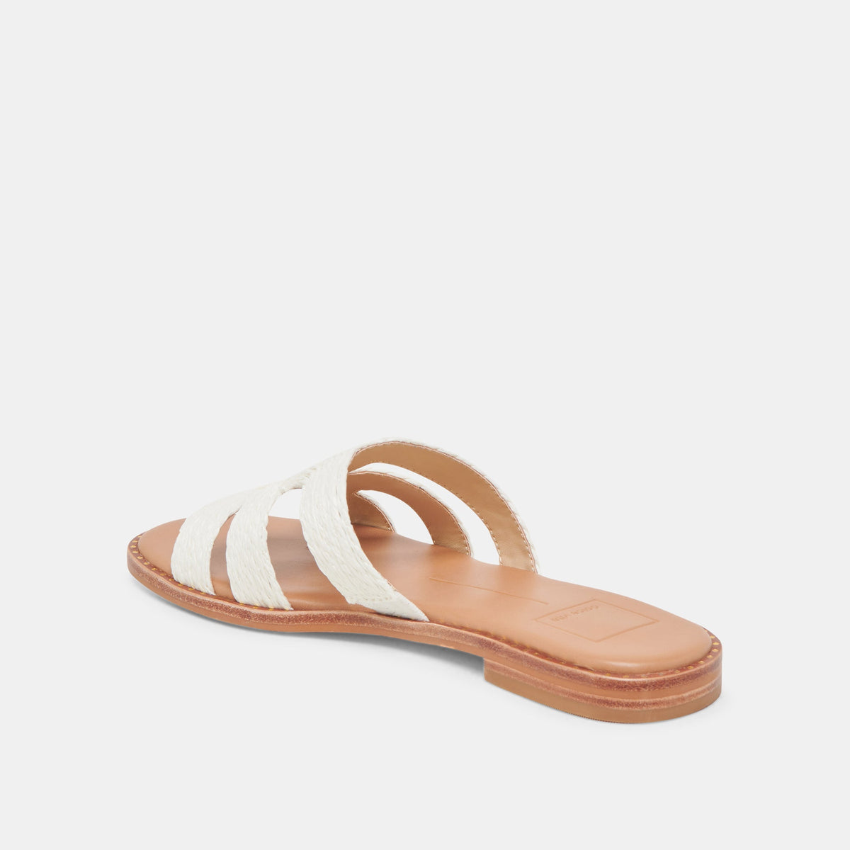 EMON SANDALS WHITE RAFFIA | Dolce Vita