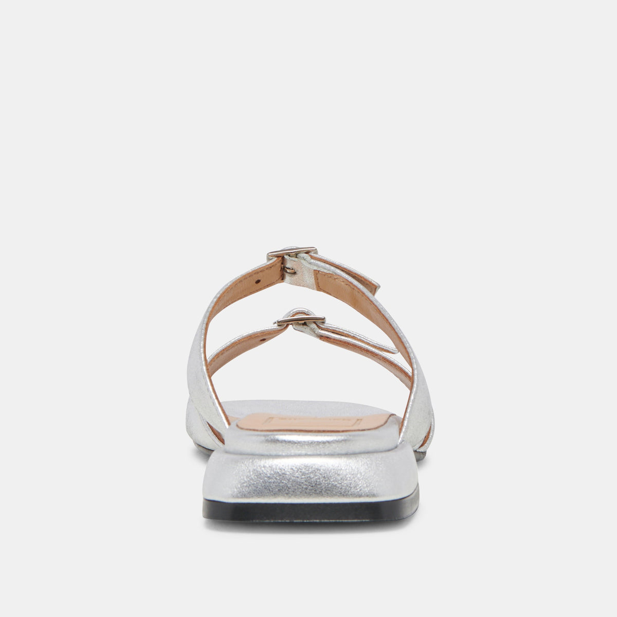 LAVERN SANDALS SILVER METALLIC LEATHER | Dolce Vita