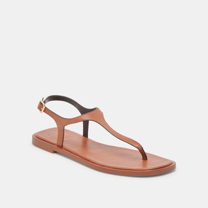 Raye Tan Leather Sandals | Dolce Vita
