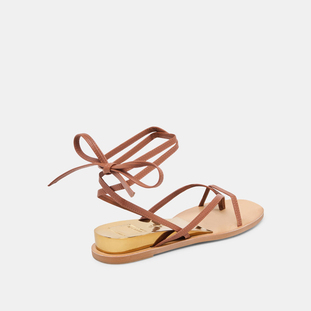 RUDIE SANDALS COGNAC LEATHER | Dolce Vita