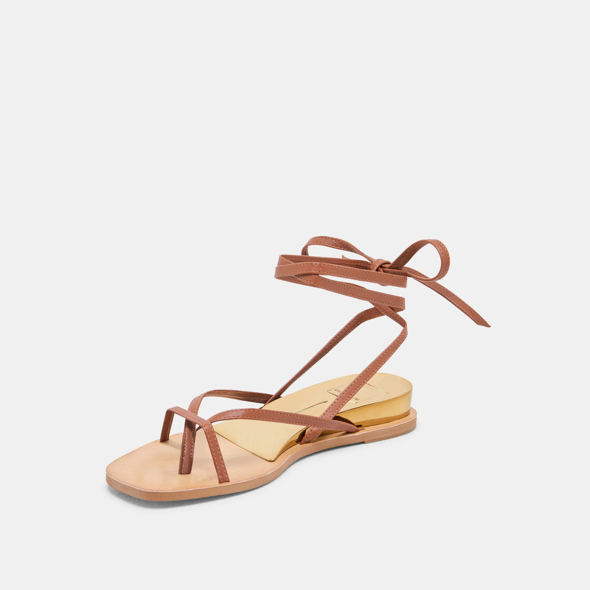 RUDIE SANDALS COGNAC LEATHER | Dolce Vita