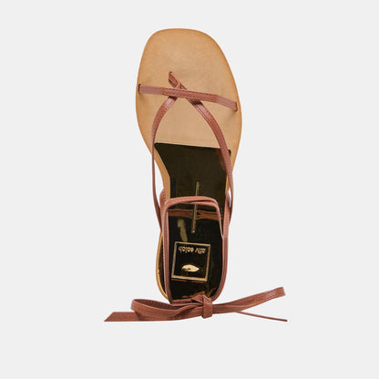 RUDIE SANDALS COGNAC LEATHER | Dolce Vita