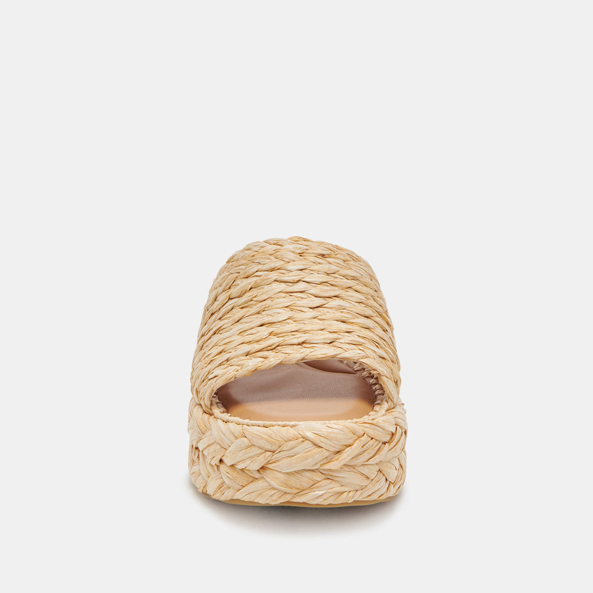 Chavi Wide Sandals LT Natural Raffia | Dolce Vita