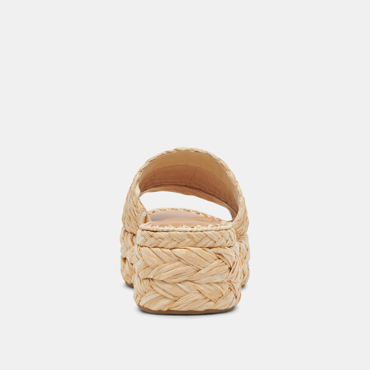 Chavi Wide Sandals LT Natural Raffia | Dolce Vita