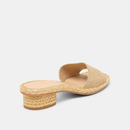 Dixi Camel Suede Sandals | Dolce Vita