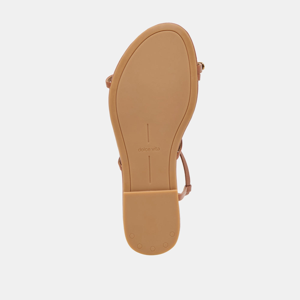 KESHA SANDALS COGNAC LEATHER | Dolce Vita