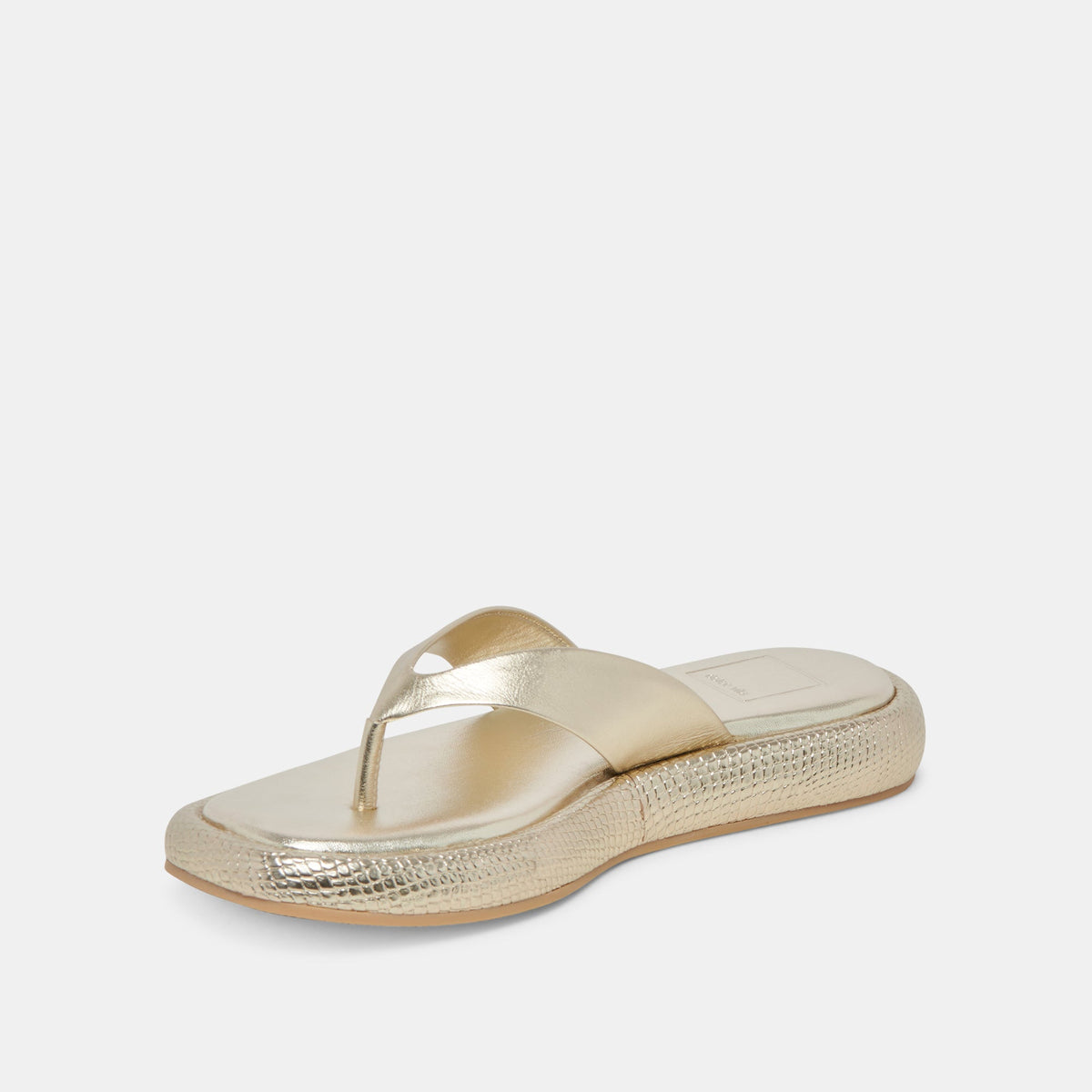 ADIN SANDALS PLATINUM DISTRESSED LEATHER | Dolce Vita