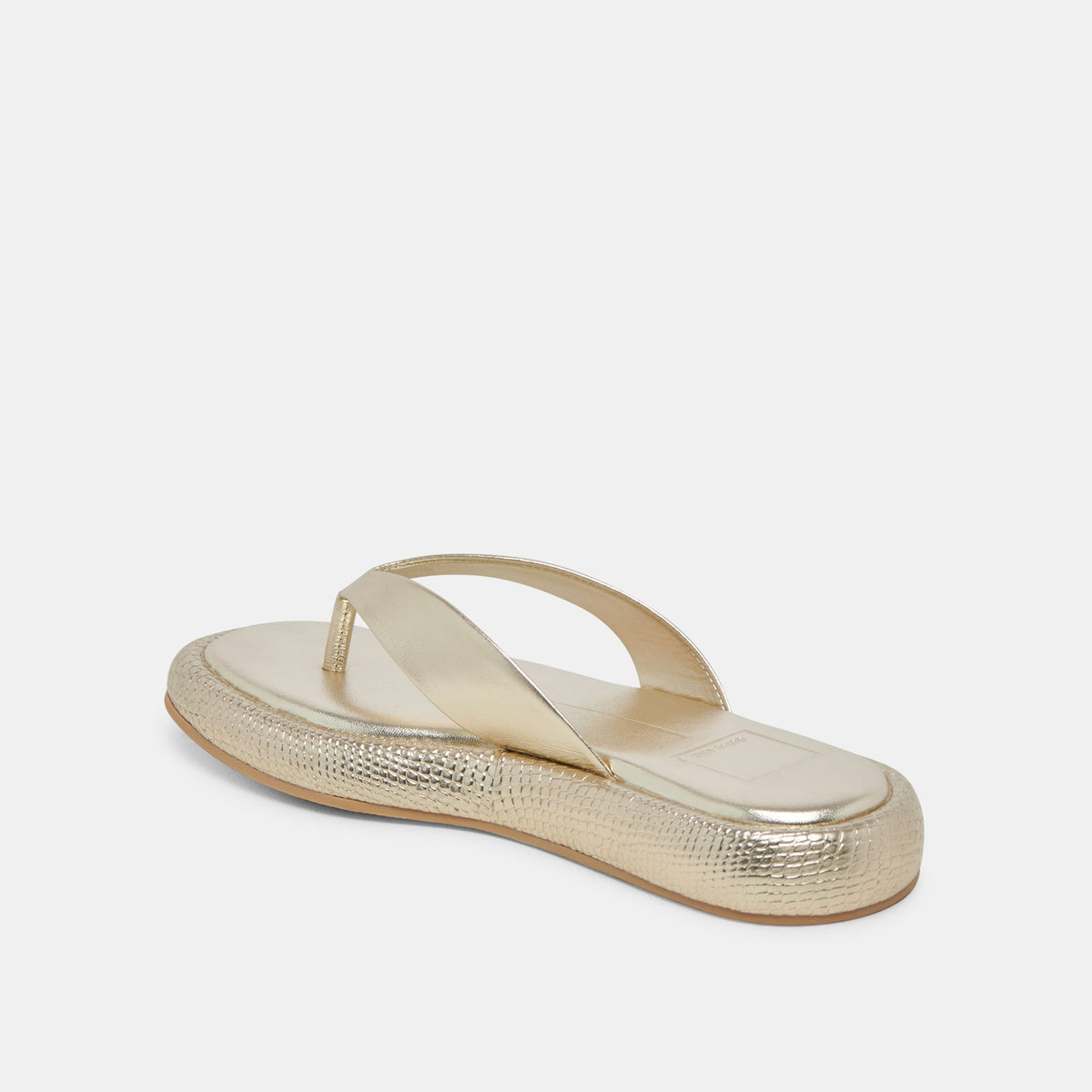 ADIN SANDALS PLATINUM DISTRESSED LEATHER | Dolce Vita