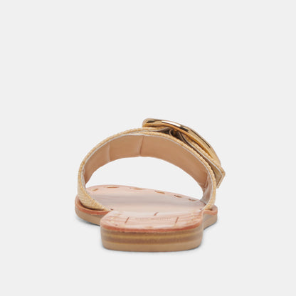 DANNA SANDALS NATURAL RAFFIA | Dolce Vita