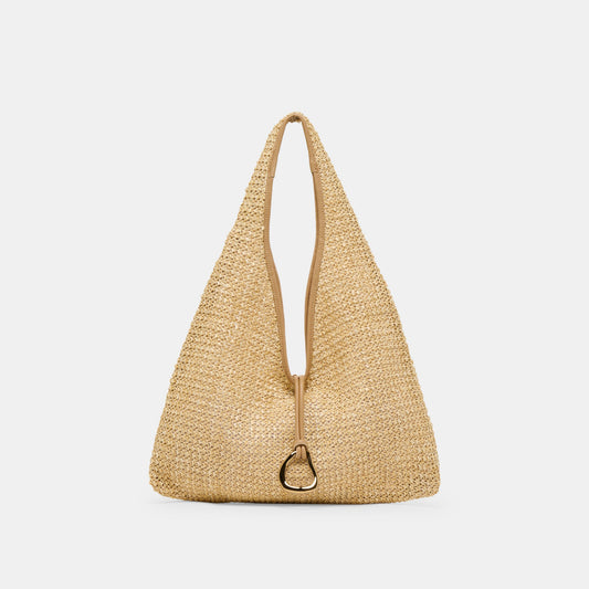 MISSIE TOTE NATURAL RAFFIA | Dolce Vita