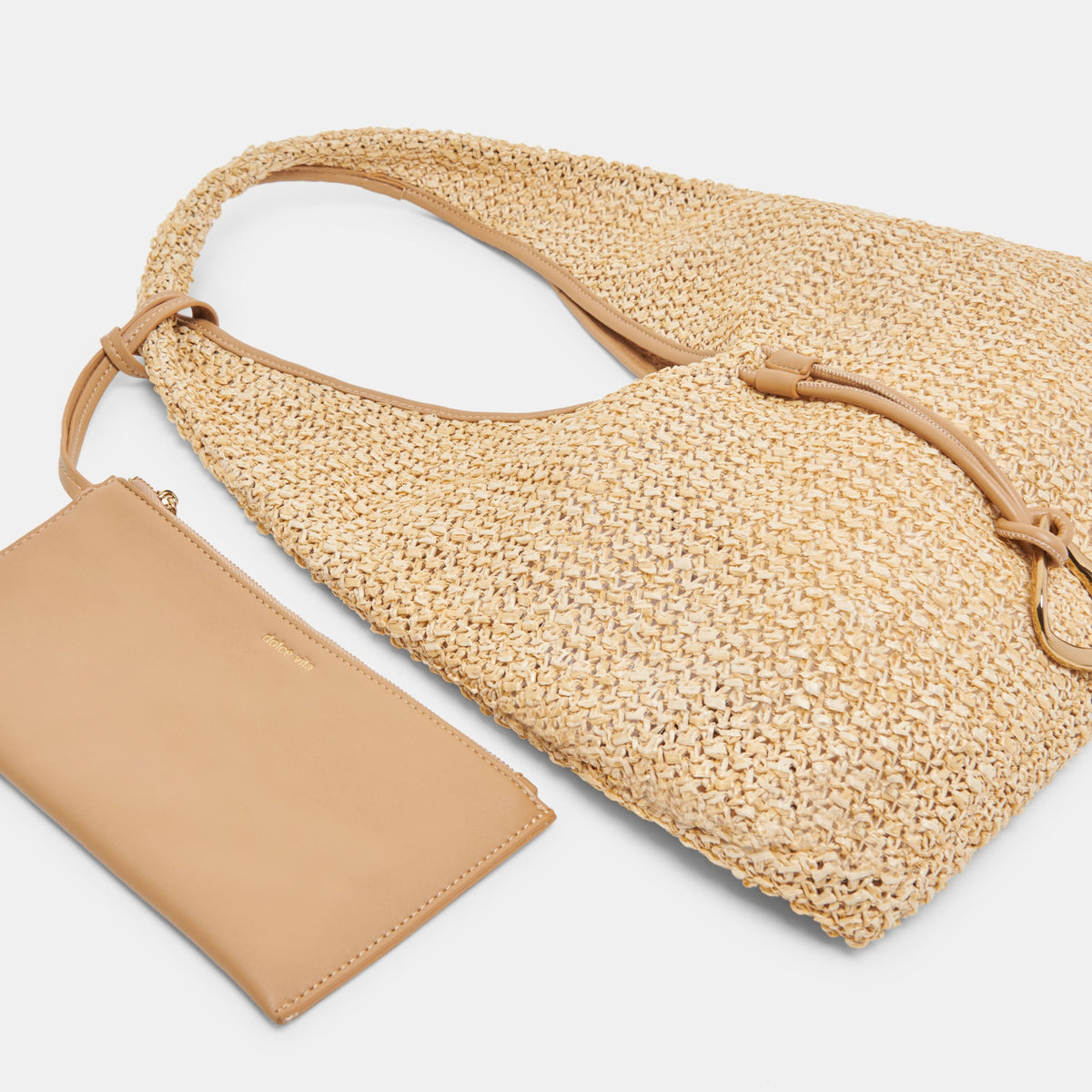 MISSIE TOTE NATURAL RAFFIA | Dolce Vita