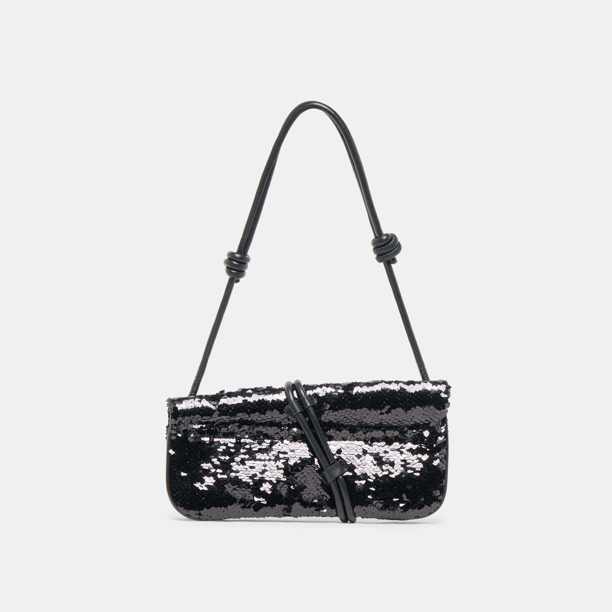 Alice Black Sequin Shoulder Bag | Dolce Vita
