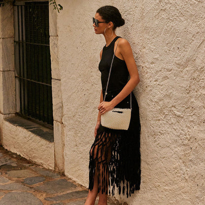 LINZY HANDBAG PEARL | Dolce Vita