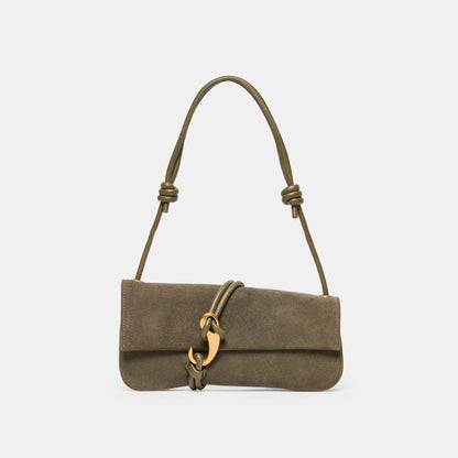 Alice Olive Suede Shoulder Bag | Dolce Vita