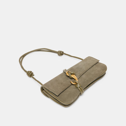 Alice Olive Suede Shoulder Bag | Dolce Vita