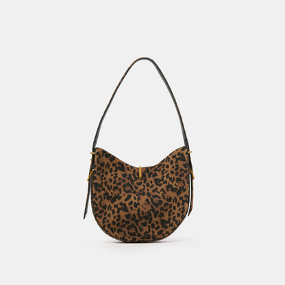 Bree Leopard Suede Shoulder Bag | Dolce Vita